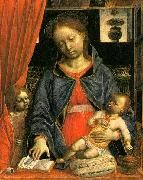 Vincenzo Foppa Madonna and Child with an Angel  k Spain oil painting reproduction